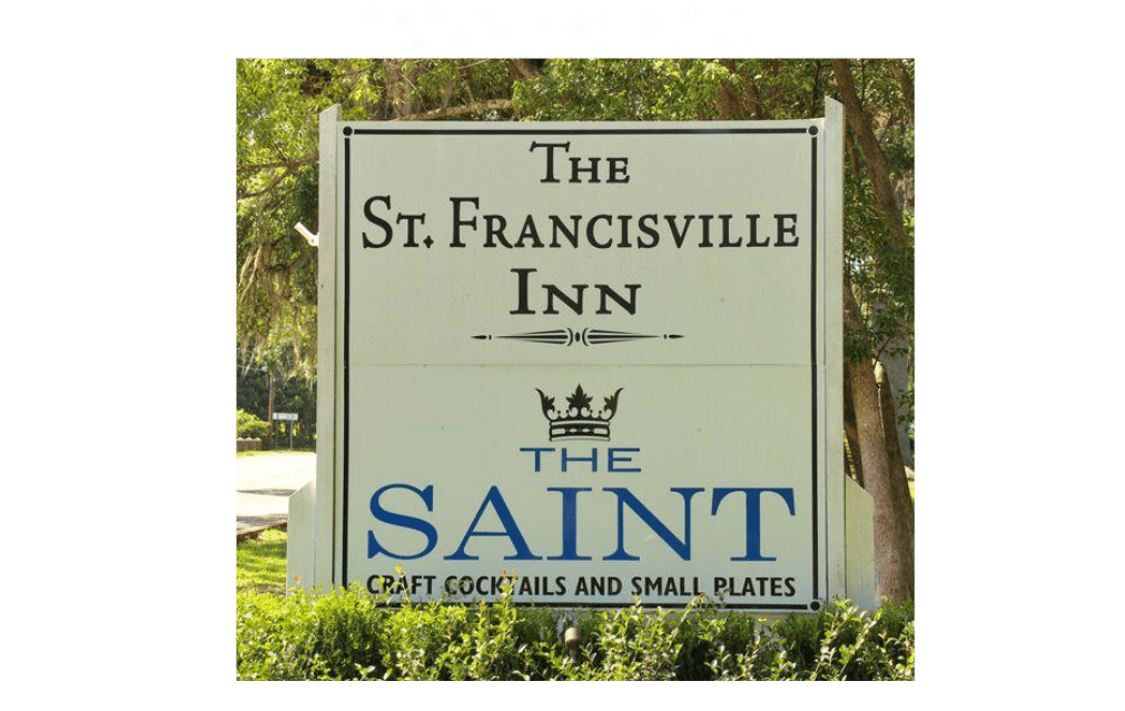 St. Francisville Inn Sign in St. Francisville, LA